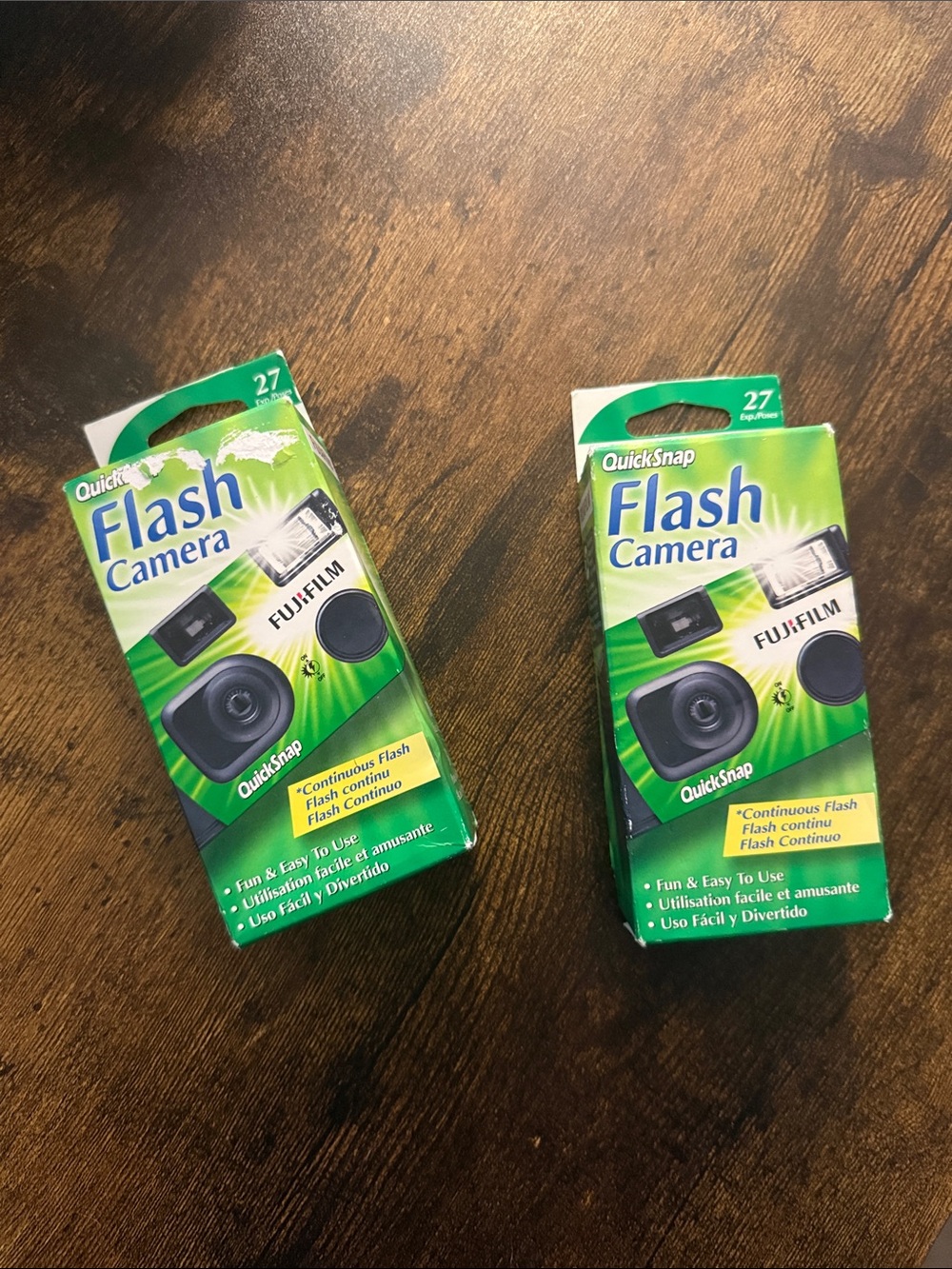 Fujifilm QuickSnap Flash Camera - Green Packaging
